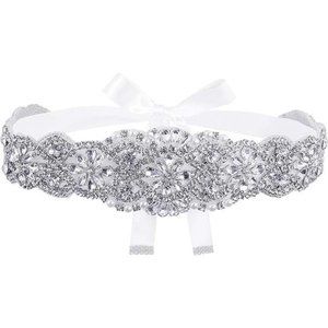 Bridal Crystal Rhinestone Braided Wedding Dress Sash Belt